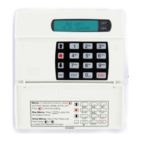 Cooper Menvier SD3 Istruzioni operative