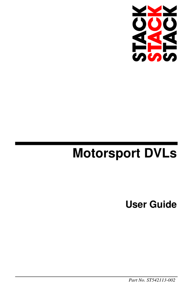 Stack Motorsport DVL Manuale utente