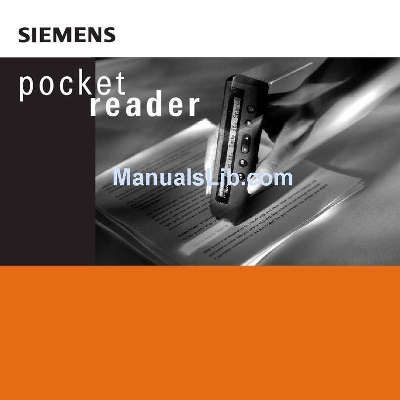 Siemens Pocket Reader Guida all'installazione