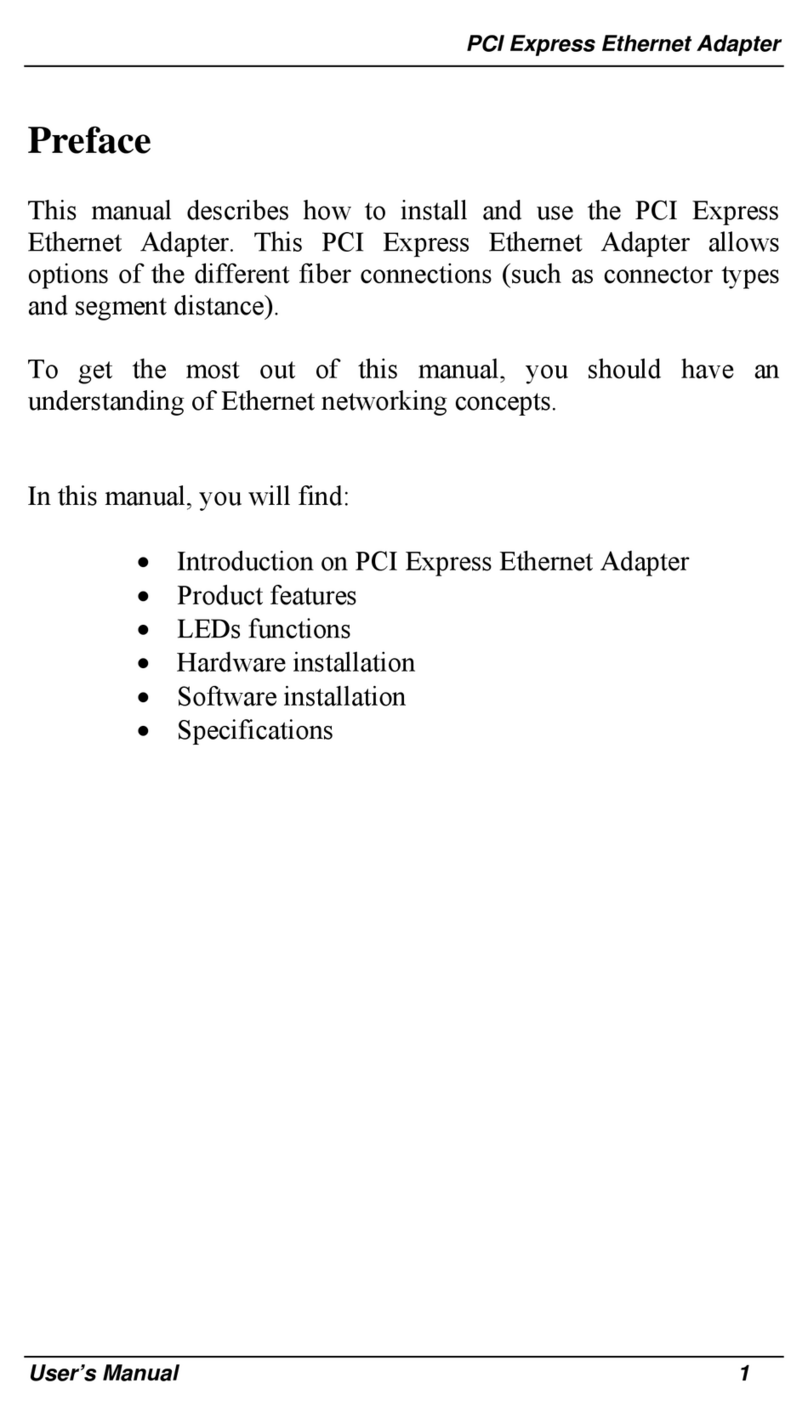 EtherWAN EN400 Manuale utente