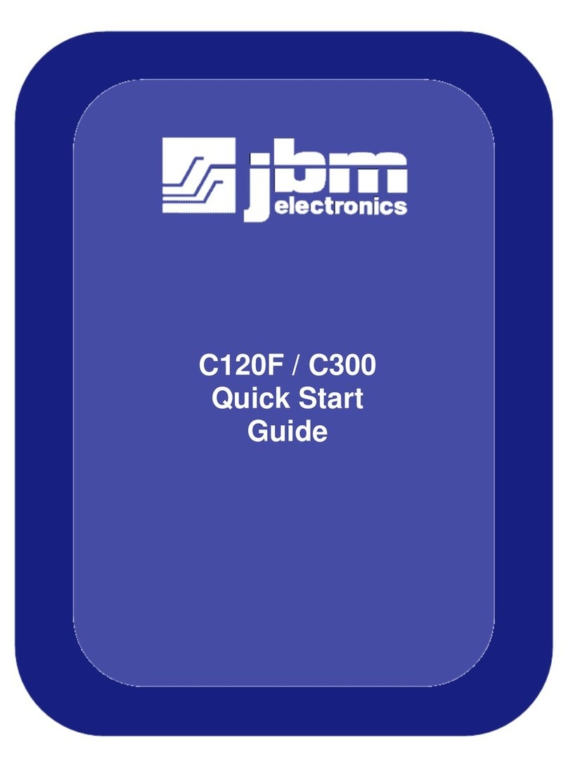 JBM electronics C120F Manuale utente