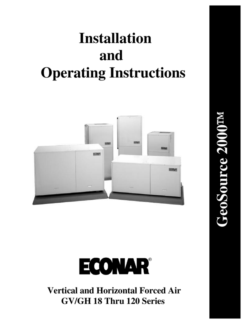 Econar GeoSource 2000 Manuale utente Econar GeoSource 2000 Manuale utente