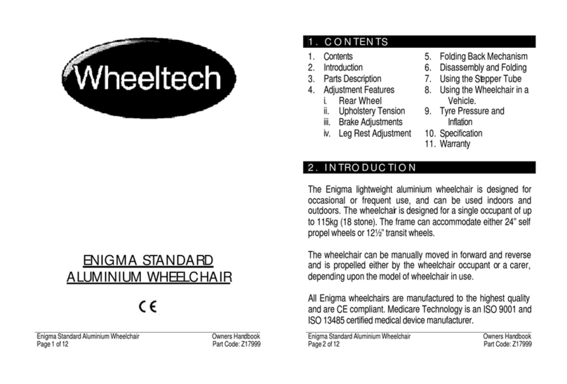 Wheeltech ENIGMA STANDARD Guida utente