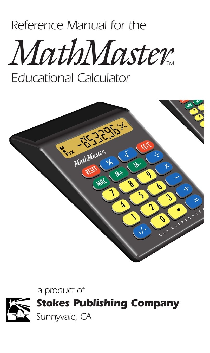 Stokes Publishing MathMaster Manuale utente