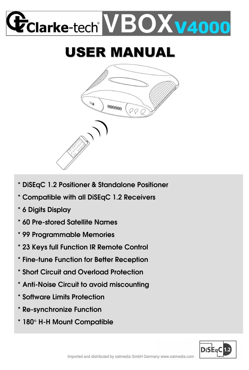 Clarke-tech VBOX V4000 Manuale utente
