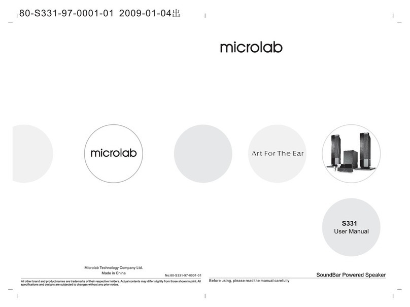 Microlab S331 Manuale utente