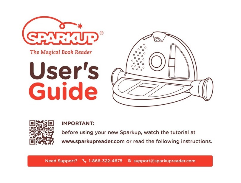 Sparkup e-Reader Manuale utente