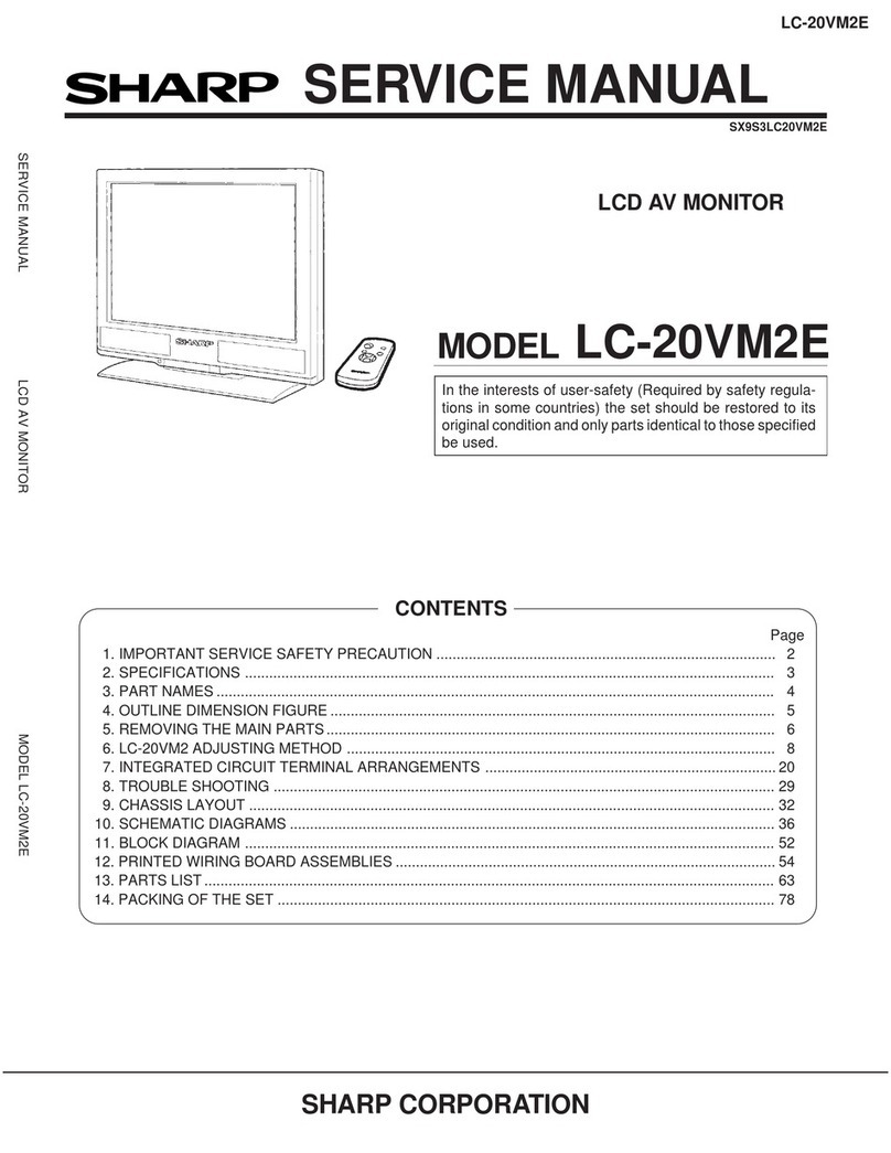 Sharp LC-20VM2E Manuale utente