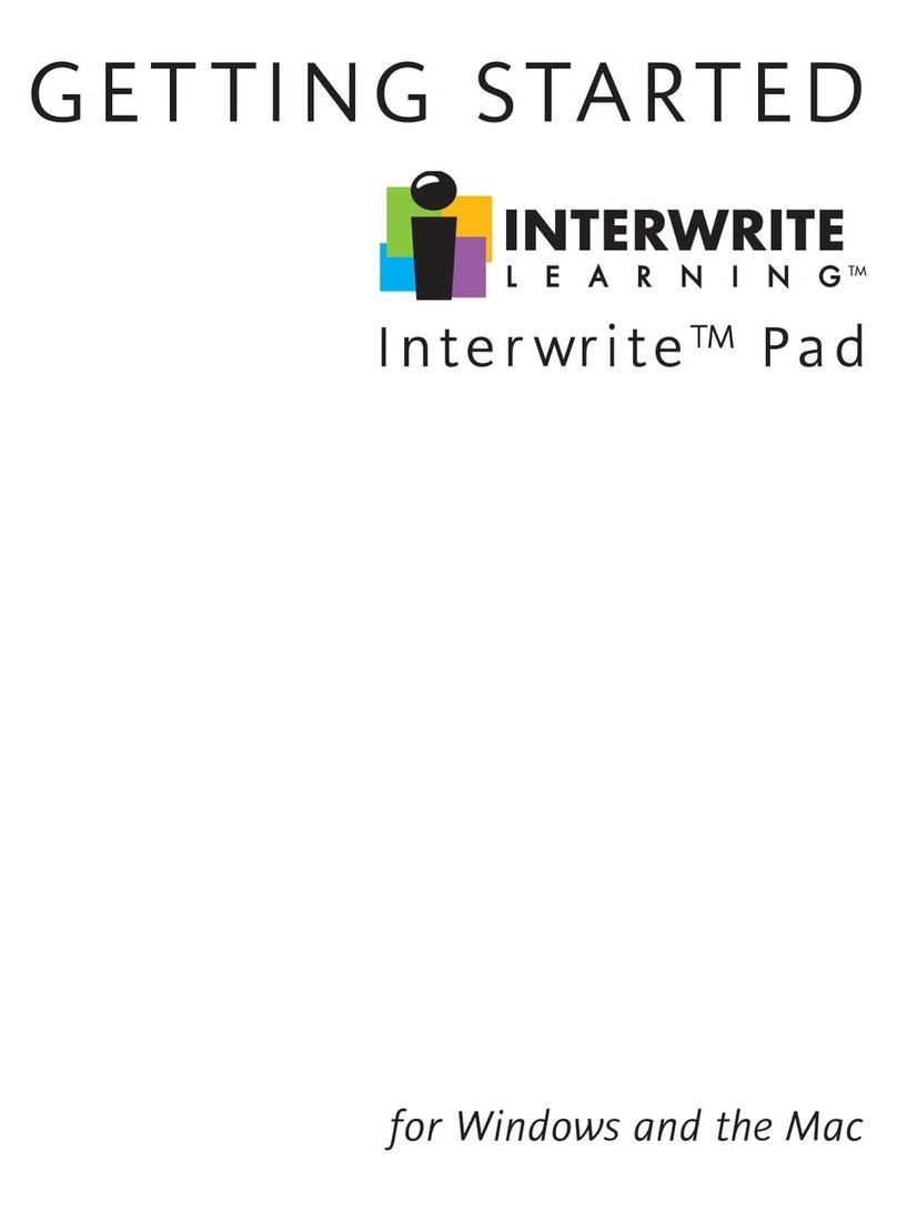 Interwrite Learning Interwrite Pad Manuale utente
