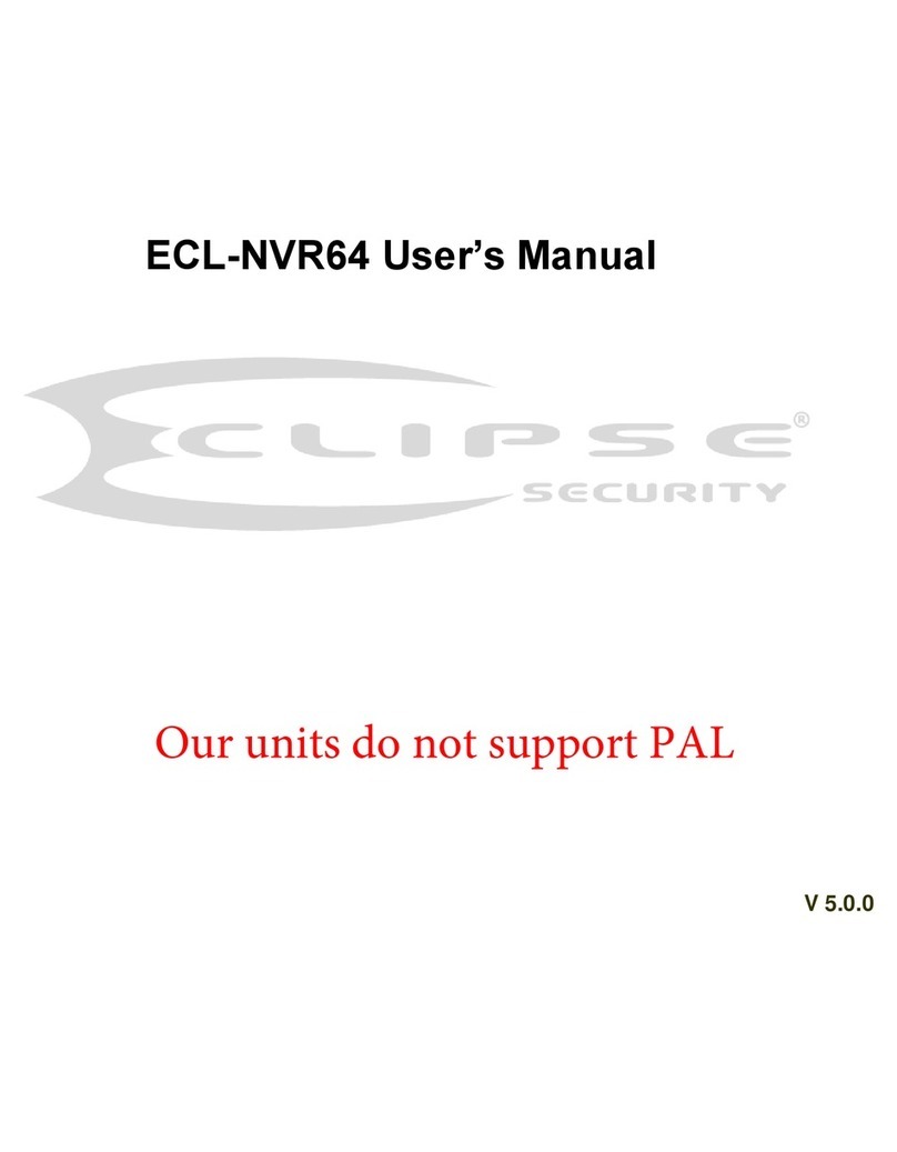 Eclipse Security ECL-NVR64 Manuale utente