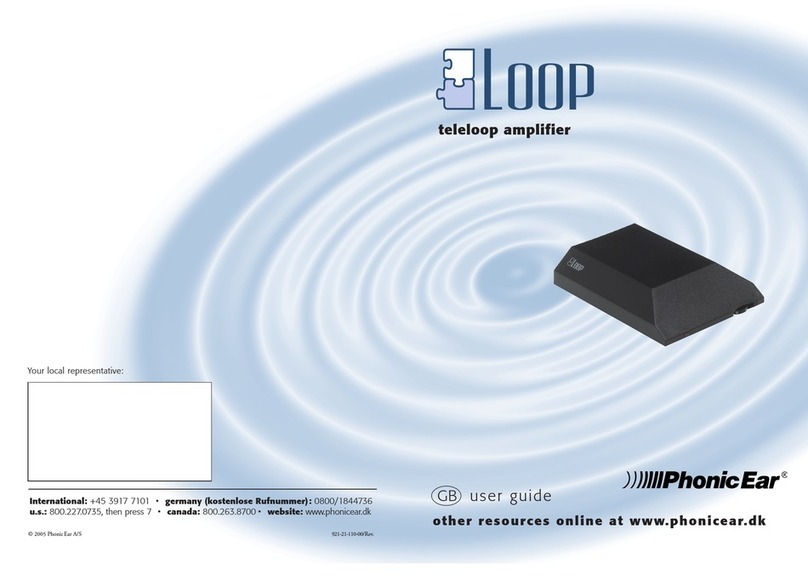 Phonic Ear LOOP Manuale utente