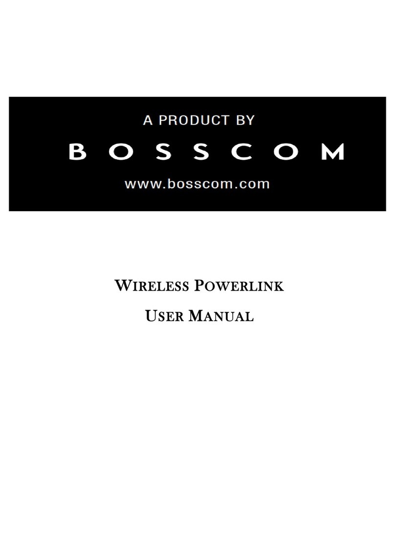 Bosscom WirelessPowerlink Manuale utente