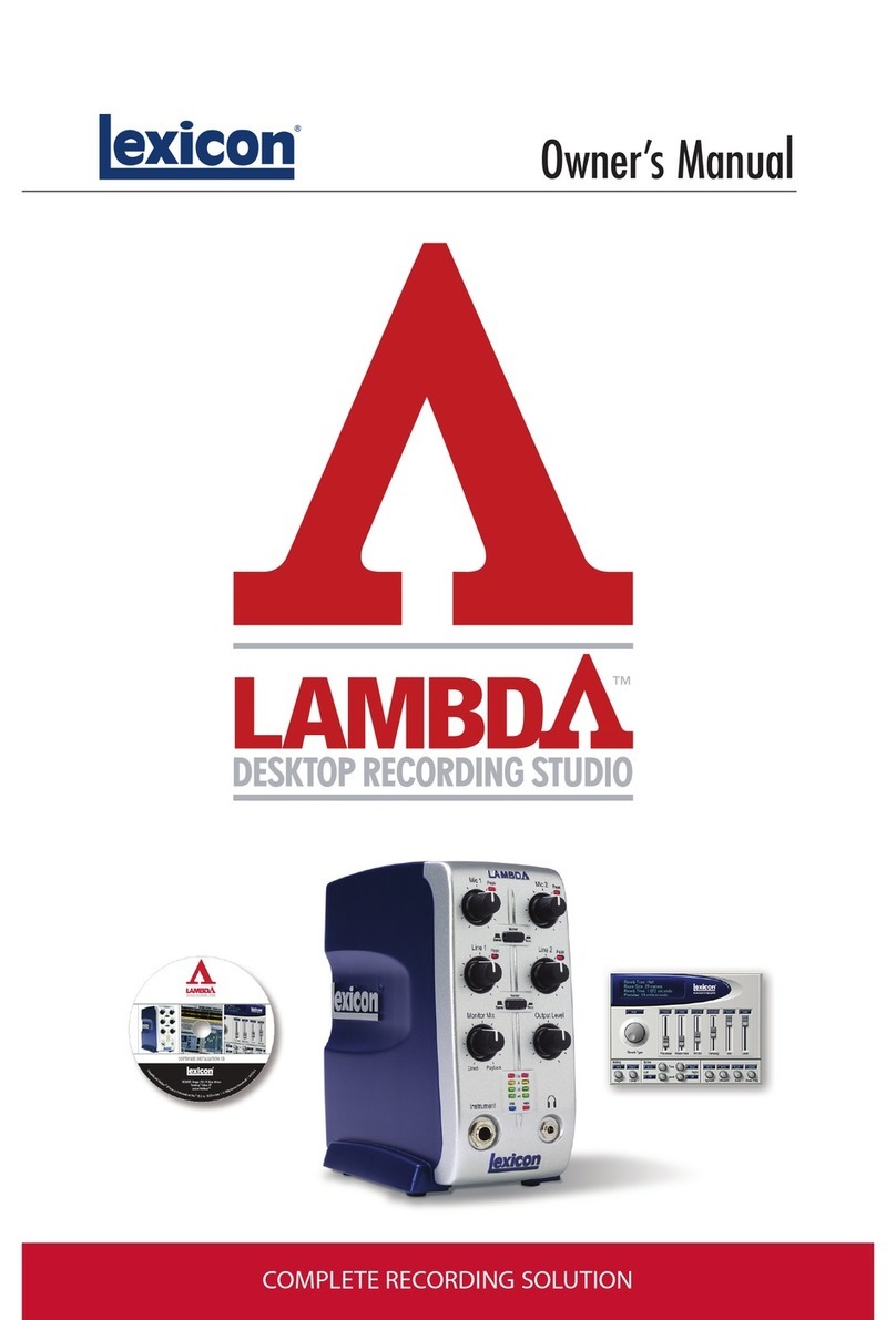 Lexicon Lambda Manuale utente