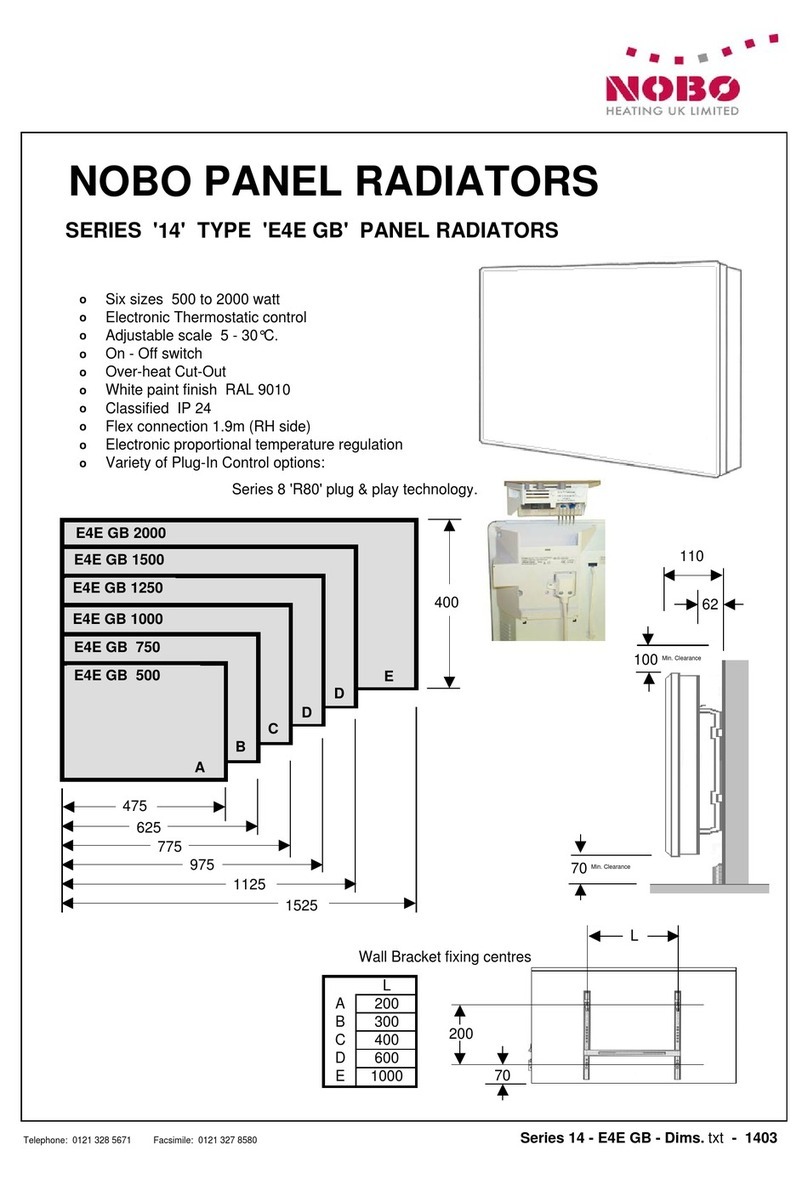 NOBOCOOL E4E GB 2000 Manuale utente