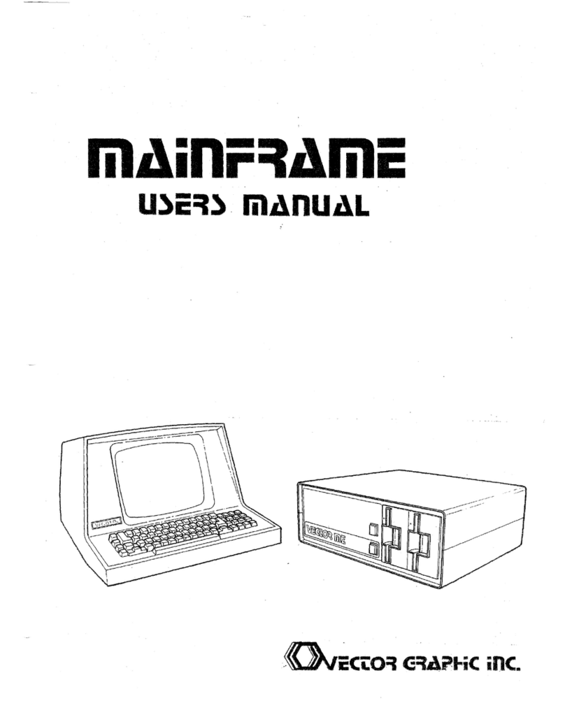 Vector Graphic Mainframe Manuale utente
