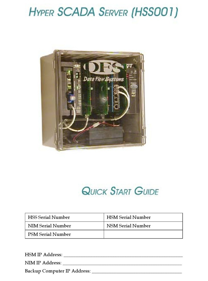 Data Flow Systems Hyper SCADA HSS001 Manuale utente