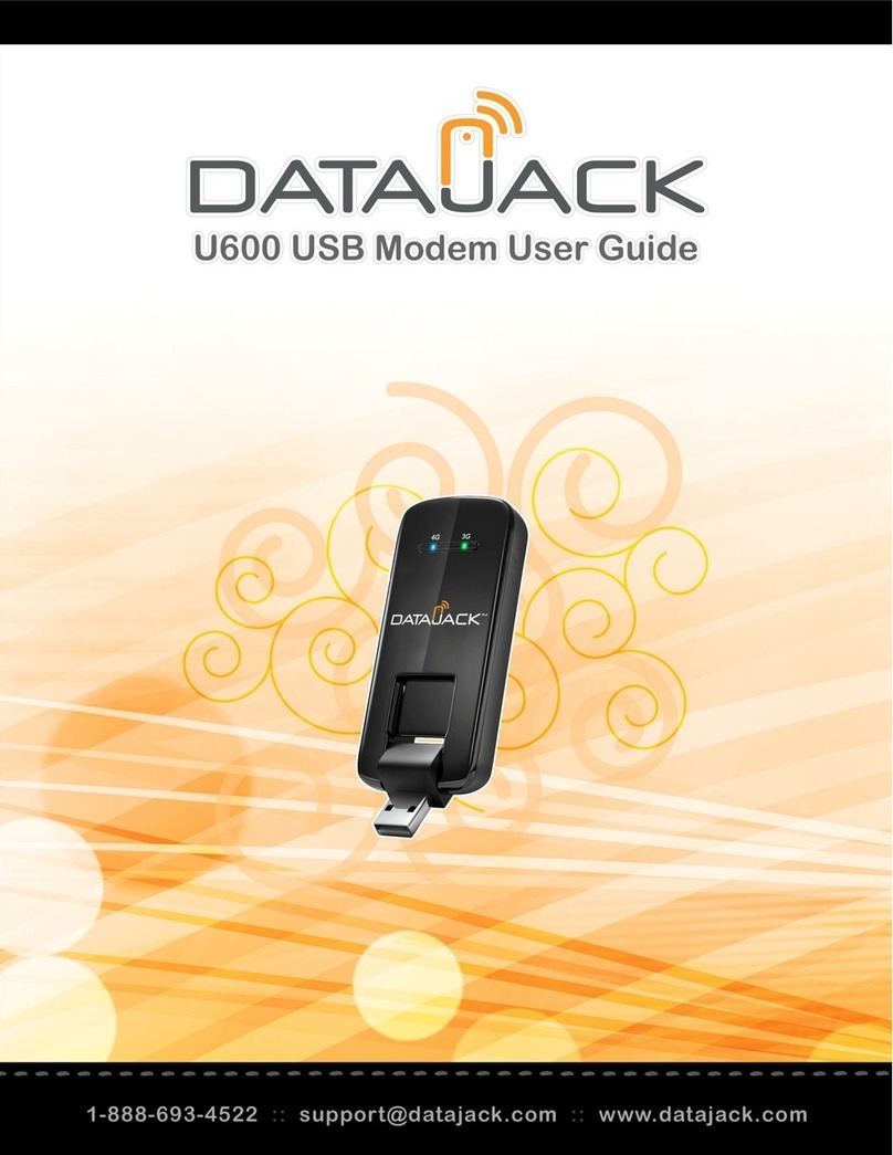 Datajack U600 Manuale utente