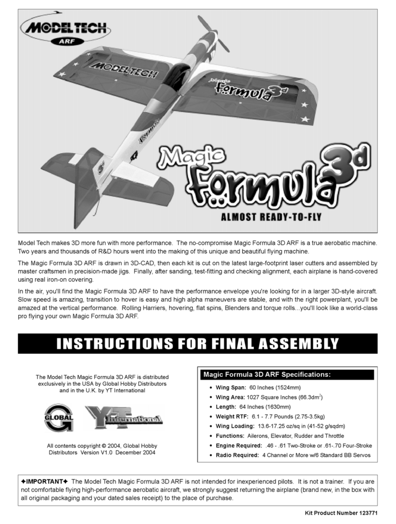 Modeltech Magic Formula 3D ARF Manuale utente