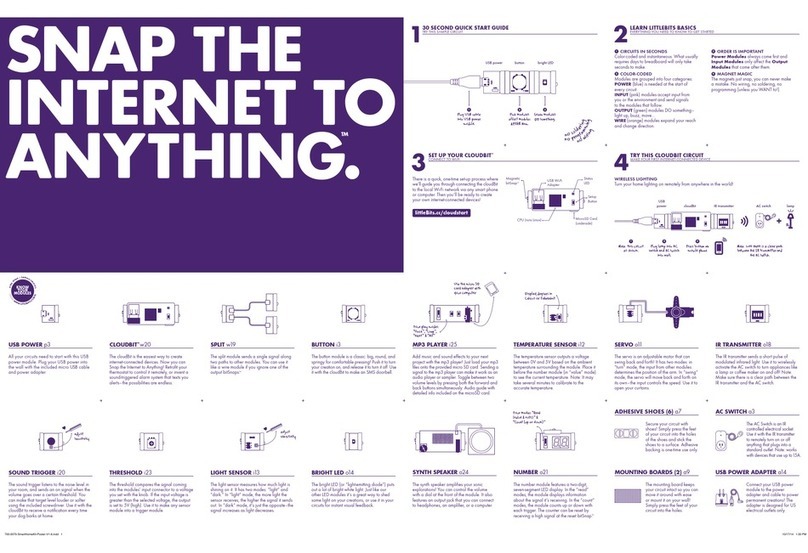 Littlebits Cloudbit Manuale utente
