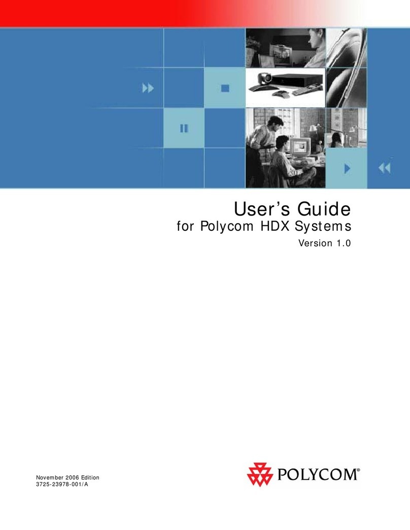 Polycom HDX Desktop Systems Manuale utente