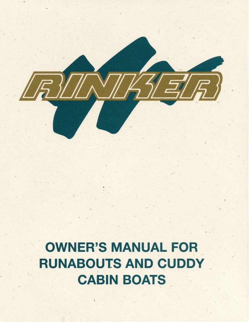 Rinker Runabouts Manuale utente