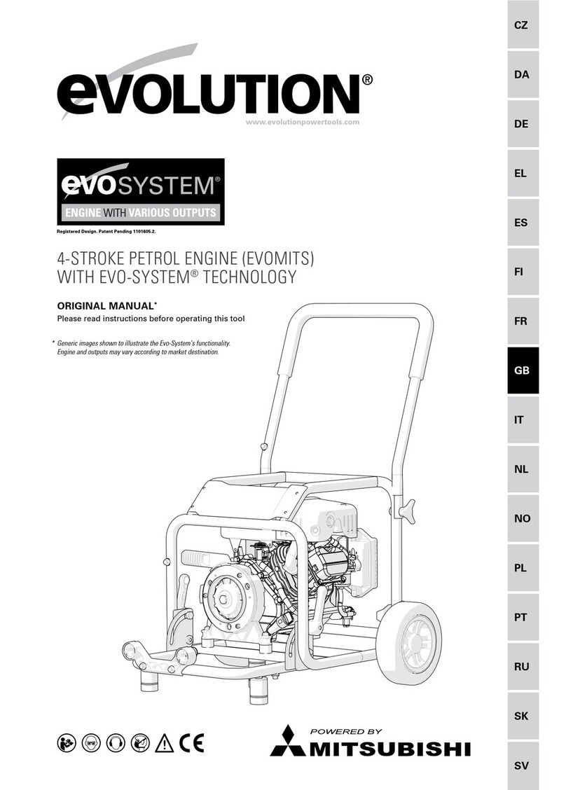 Evolution Portable Generator Istruzioni operative