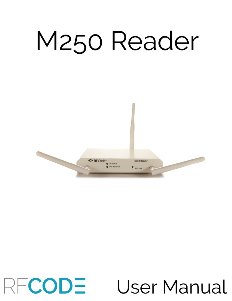 RF Code M250 Reader Manuale utente