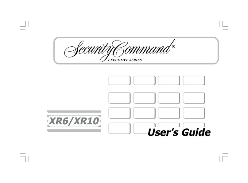 Security Command XR6 Manuale utente