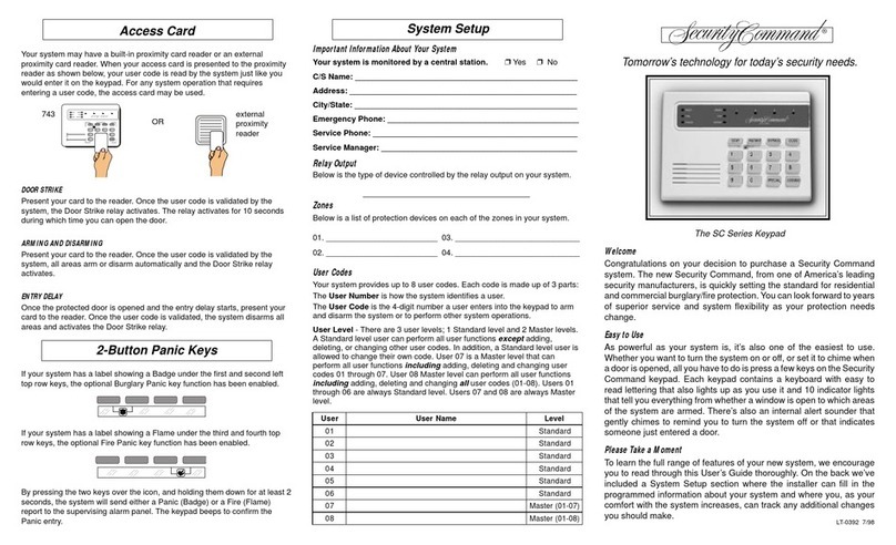 Security Command SC Series Manuale utente