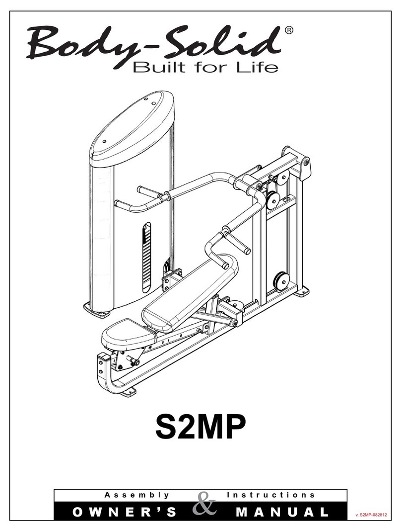 Body Solid S2MP Manuale utente