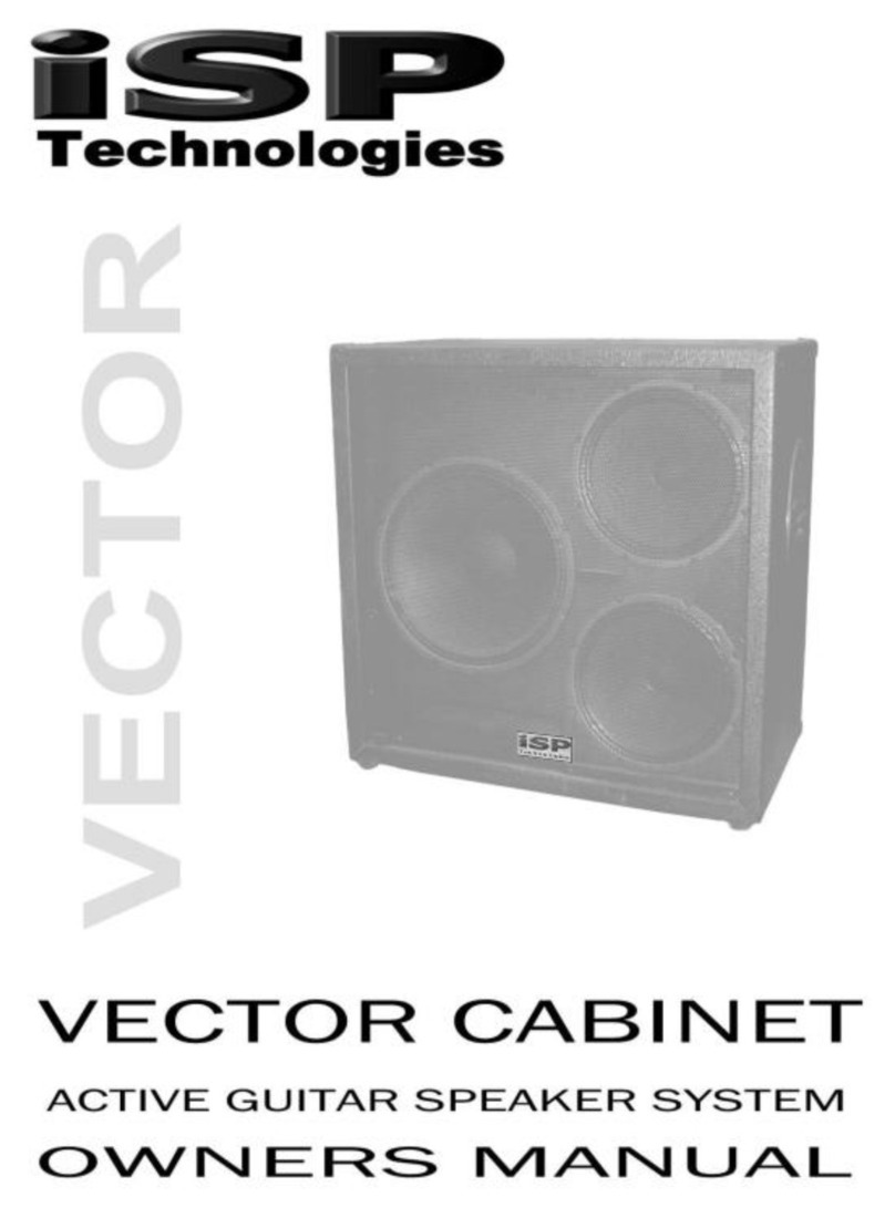 iSP Technologies Vector Cabinet Manuale utente iSP Technologies Vector Cabinet Manuale utente