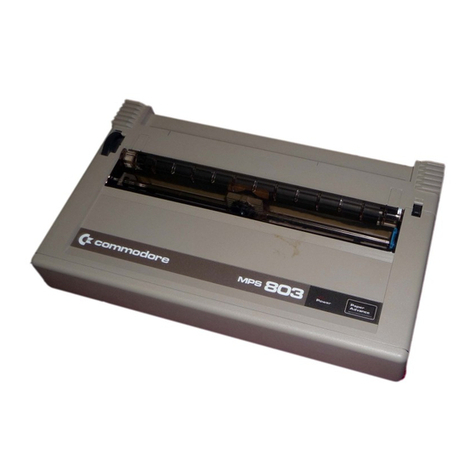 Commodore MPS-803 Manuale utente
