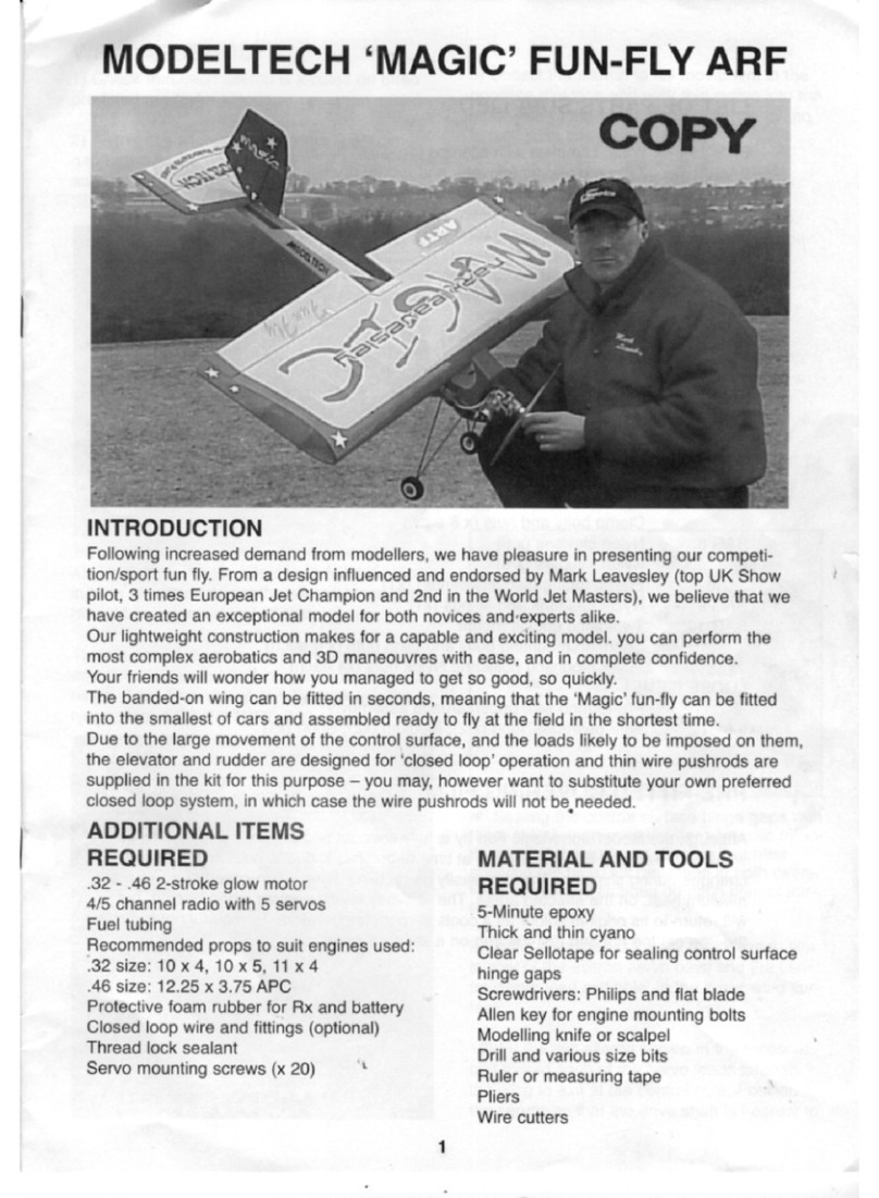 Modeltech Magic Manuale utente