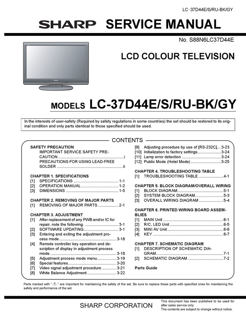 Sharp AQUOS LC-37D44E Manuale utente