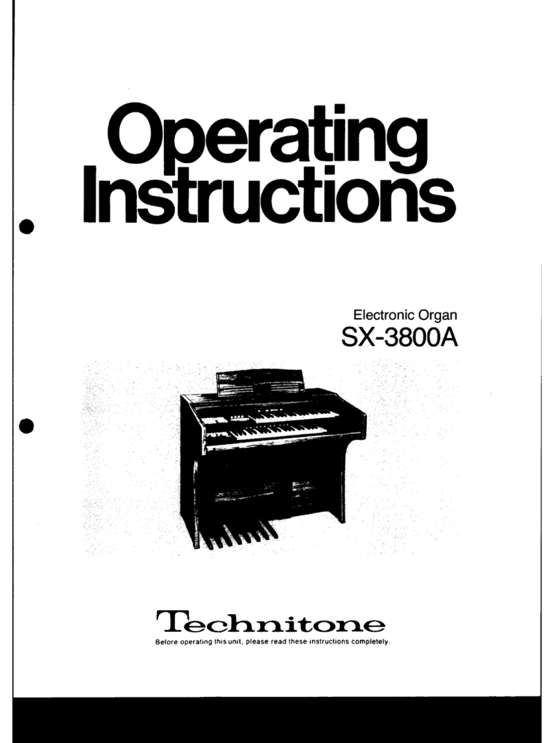 Technics SX-3800A Manuale utente