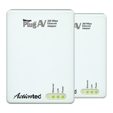 ActionTec MegaPlug AV Manuale utente