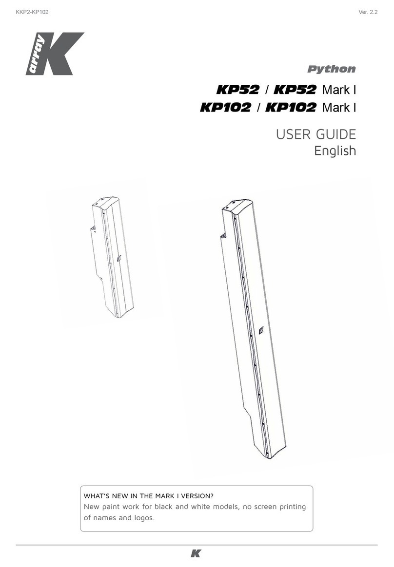 array K Python KP52 Manuale utente