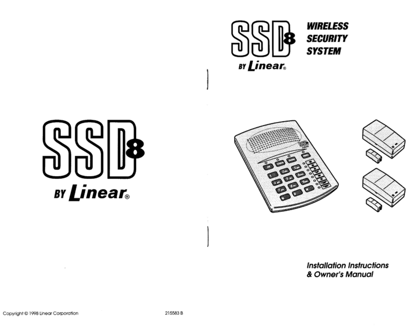Linear SSD8 Manuale di servizio