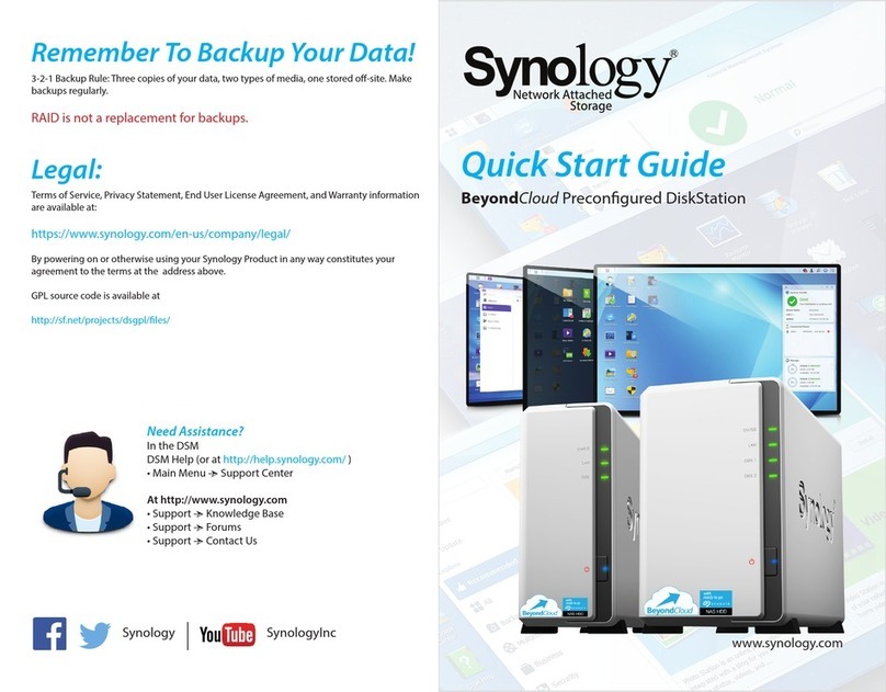 Synology BeyondCloud Manuale utente