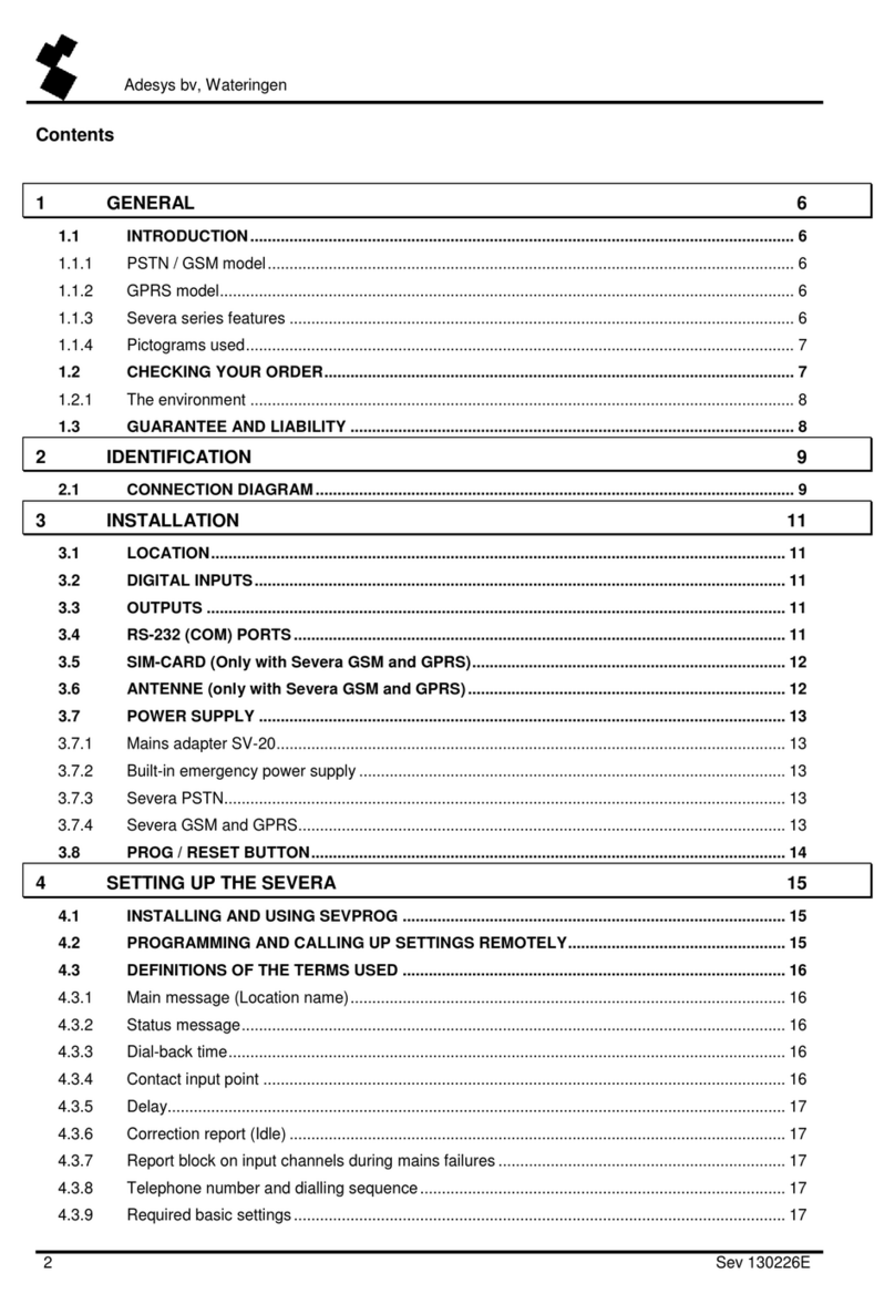 Comax Severa Manuale utente