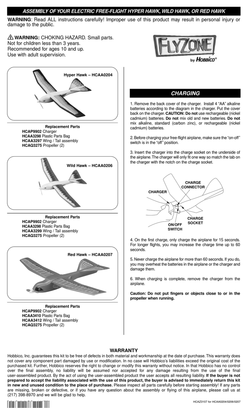 Flyzone Hyper Hawk – HCAA0204 Manuale utente