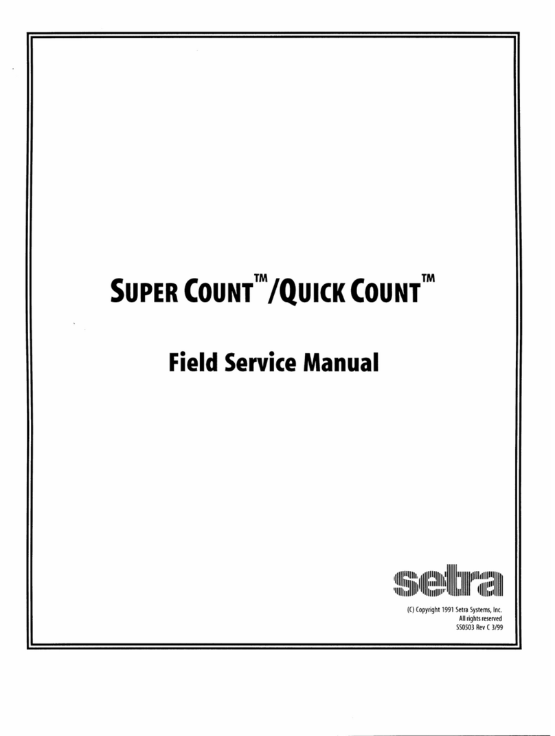 Setra Systems Super Count Manuale utente