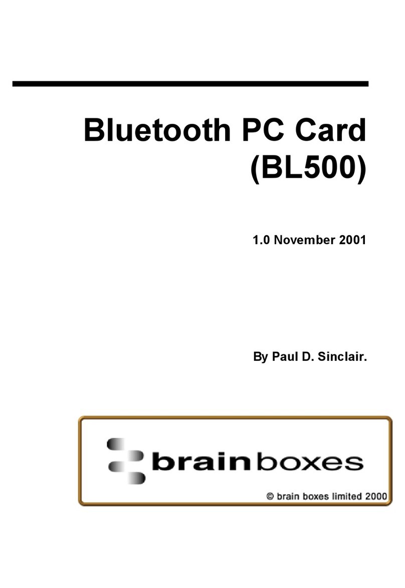 Brainboxes BL-500 Manuale utente