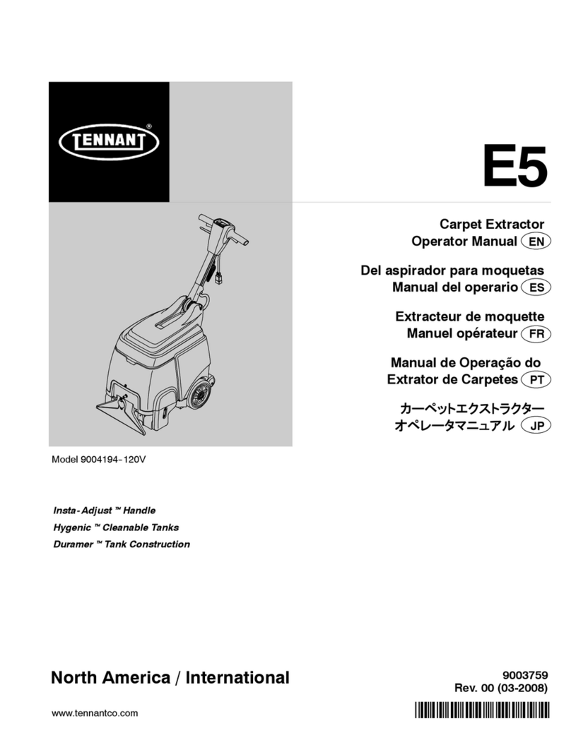 Tennant E5 Manuale utente