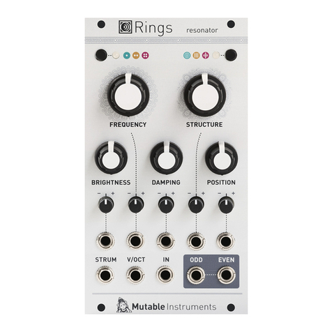 Mutable Instruments Rings Manuale utente
