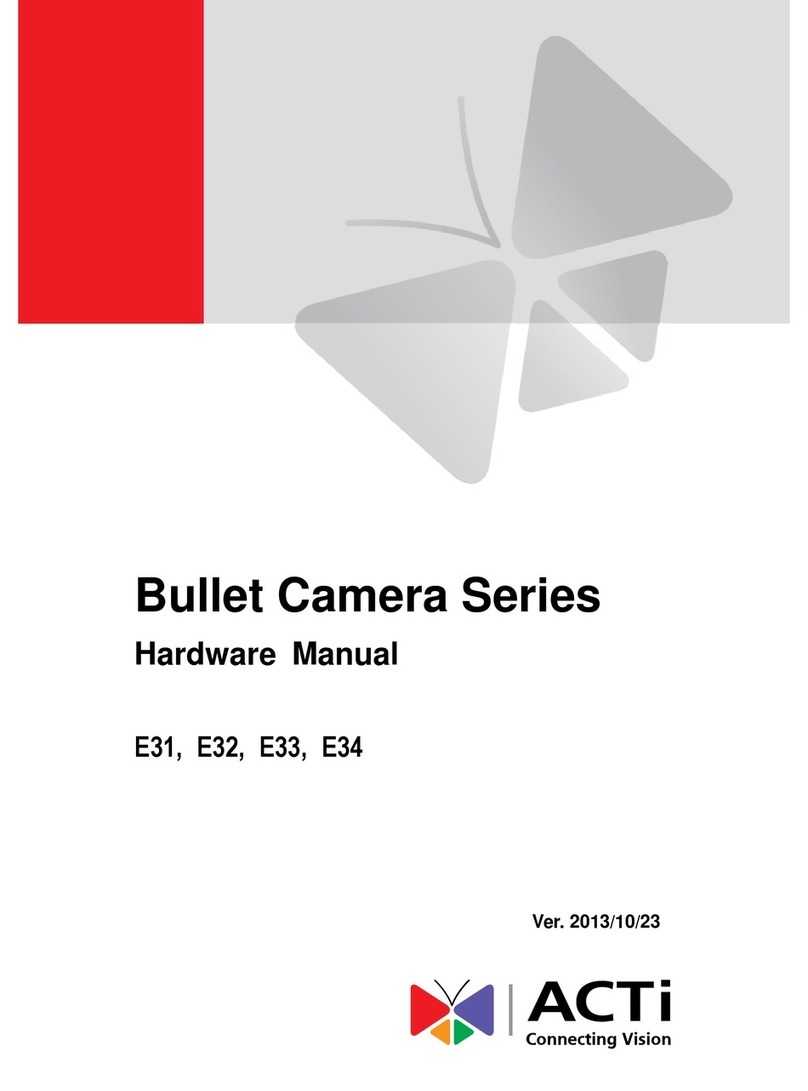 ACTi E31 Manuale utente