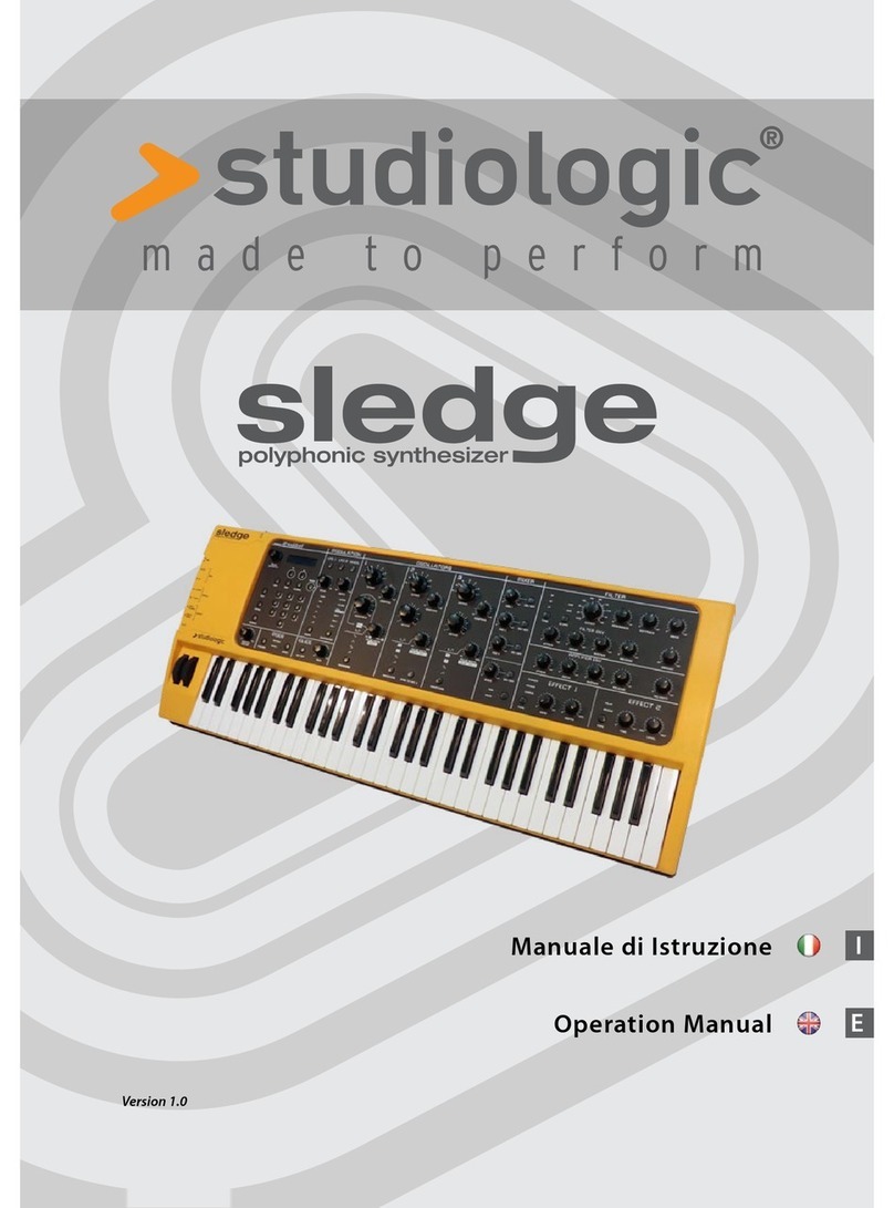 Studio Logic sledge Manuale utente