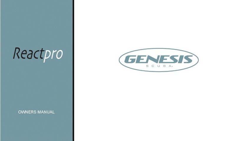 Genesis React Pro Manuale utente