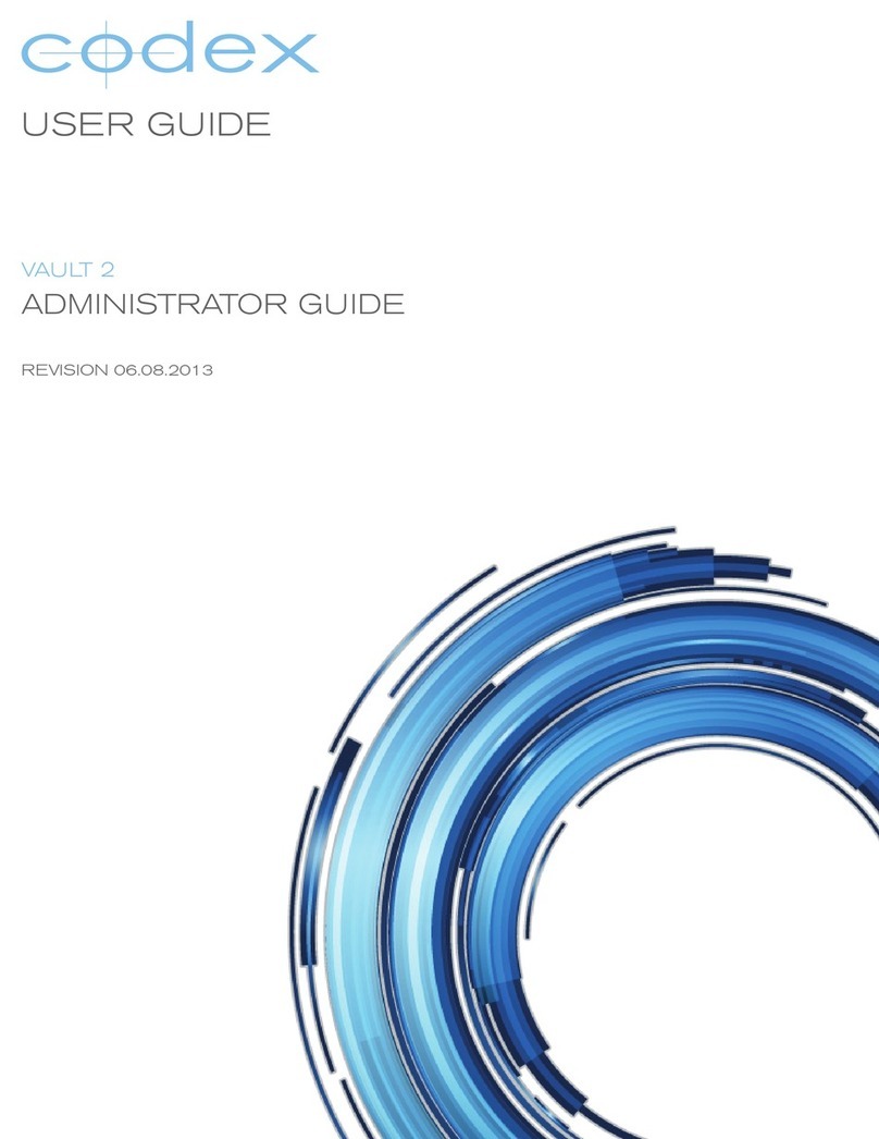 Codex VAULT 2 Manuale per l'uso e la cura