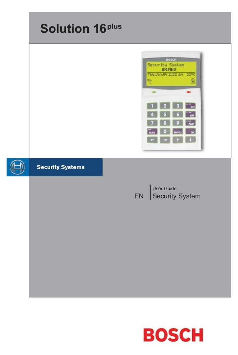 Security systems Solution 16 Plus Manuale utente